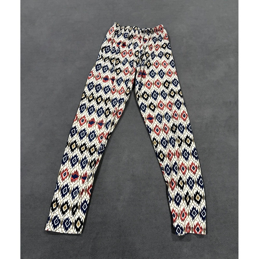 Always Leggings Womens One Size Multicolor Geometric Print Mid Rise Running